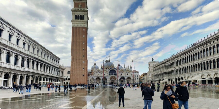 Utforska storheten på Piazza San Marco i Venedig