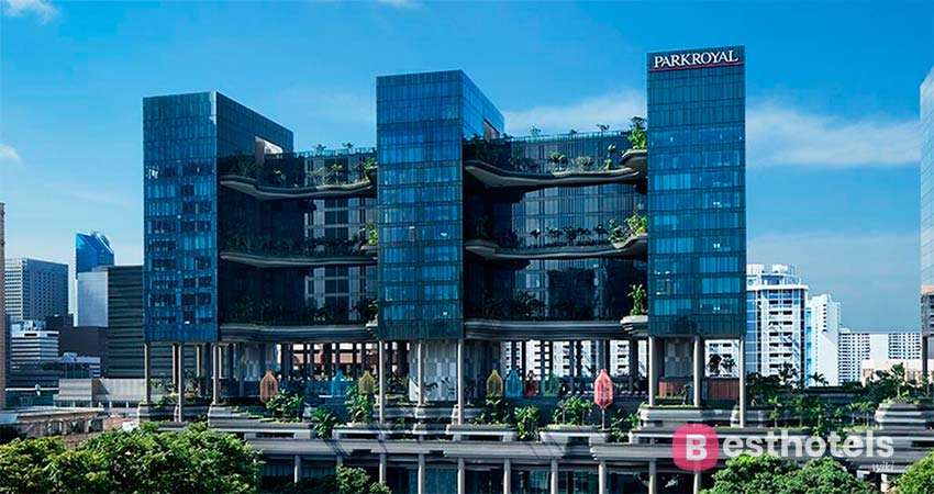 Parkroyal on Pickering е единствено от луксозни хотели в Сингапур